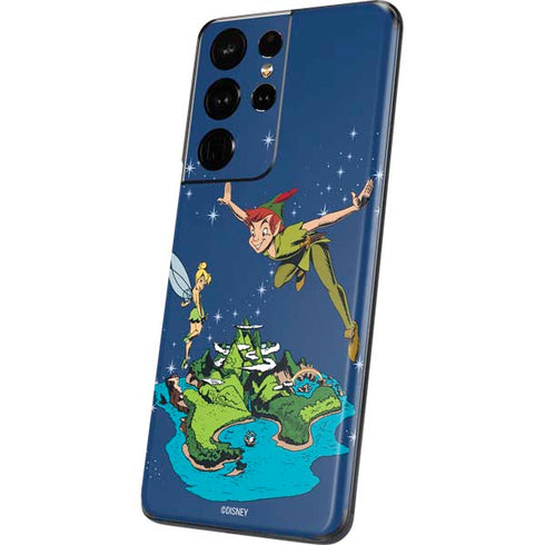 Disney Peter Pan and Tinker Bell in Neverland Galaxy S21 Ultra 5G Skin